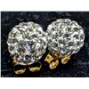 Image 4 : 14k(0.56g), Crystal Ball Earring Retail value $300
