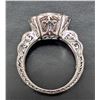 Image 6 : Silver(7.39g), Blue Topaz (Wave Engraving Design) (1ct) Ring Retail value $400