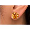 Image 1 : 14k(0.4g), Citrine (1.54ct) Earring Retail value $600