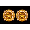 Image 2 : 14k(0.4g), Citrine (1.54ct) Earring Retail value $600
