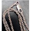 Image 4 : Silver(7.2g), Rhodium Plated Italian Chain 24" Retail value $200