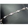 Image 3 : Silver(4.35g),  CZ Bracelet 7" Retail value $140