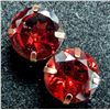 Image 4 : 14k Garnet (1.96ct) Earring Retail value $600