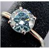Image 3 : 10k(1.35g), Blue Lab Diamond (0.66ct) Ring, Size 6.25 Retail value $2400