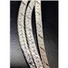Image 3 : Silver(5.2g), Flat chain 17" Retail value $150
