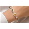 Image 1 : Silver(7.2g), Amber bracelet 7-7.5'' Retail value $420