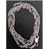 Image 2 : Silver(4.72g), Rhodium Plated Italian Chain 22" Retail value $140