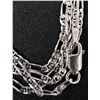 Image 5 : Silver(4.72g), Rhodium Plated Italian Chain 22" Retail value $140