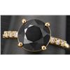 Image 3 : 10k(2.2g), Black Diamond (2.5+0.06ct) Ring, Size 6 Retail value $4000