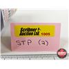 Image 8 : STP Oil Treatment Cans (2) (Cardboard) (Both Full) (Both Measures : 5"H x 3"Dia)