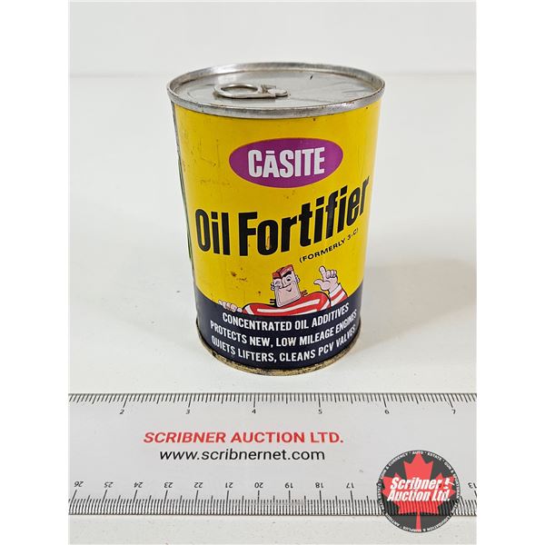OIL CAN : Casite Oil Fortifier (Full) (Measures : 4-1/4"H x 3"Dia)