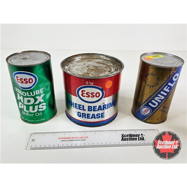 ESSO Combo :  - HDX Plus SAE 10W (Full) - Uniflo SAE 10W-50 (Full) - Wheel Bearing Grease (Partial F