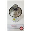 Image 5 : OIL TIN : Quaker State High Performance Gear Oil (Half Full) (Measures : 9"H x 3-1/4"Dia)