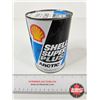 Image 1 : OIL CAN : SHELL Super Plus Arctic (Measures : 6"H x 4"Dia)