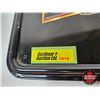Image 8 : Single Sided Tin Embossed Sign : Miller Genuine Draft/Harley Davidson (Measures : 8"H x 18"W)