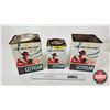 Image 1 : Vintage Leytosan Fungicide Tins (3) (Largest Measures : 8"H x 6"W x 6"D)