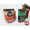 Image 4 : Vintage Tin Combo (5) :  - Whiz - Watkins - CIL - Black Flag - Coleman