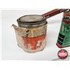 Image 8 : Vintage Tin Combo (5) :  - Whiz - Watkins - CIL - Black Flag - Coleman