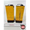 Image 3 : Hydraulic Fluid Cans (2) : Minneapolis-Moline (Both Measure : 10"H x 6-1/2"W x 4"Dia)