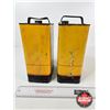 Image 5 : Hydraulic Fluid Cans (2) : Minneapolis-Moline (Both Measure : 10"H x 6-1/2"W x 4"Dia)