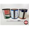 Image 3 : Vintage Anti-Freezes Cans (3) : - CO-OP - Zero-Flow - Exel (All Measures : 8"H x 7"Dia)