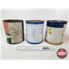 Image 5 : Vintage Anti-Freezes Cans (3) : - CO-OP - Zero-Flow - Exel (All Measures : 8"H x 7"Dia)