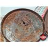 Image 8 : Vintage Anti-Freezes Cans (3) : - CO-OP - Zero-Flow - Exel (All Measures : 8"H x 7"Dia)