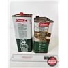Image 5 : COLEMAN Fuel Cans (2) (Both Measure : 9"H x 6-1/4"W x 4-1/4"D)