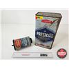 Image 1 : PRESTONE Anti-Freeze Combo :  - One Gallon Tin (Modified) - Tester (Tin Measures : 11"H x 6-1/2"W x 