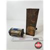 Image 5 : PRESTONE Anti-Freeze Combo :  - One Gallon Tin (Modified) - Tester (Tin Measures : 11"H x 6-1/2"W x 