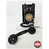 Image 4 : Vintage Rotary Wall Telephone (Measures : 9"H x 6-1/2"W x 6"D)