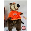 Image 2 : A&W Plush Bears (3) : - Teddy Bear - Backpack - Hand Puppet