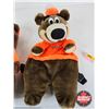 Image 3 : A&W Plush Bears (3) : - Teddy Bear - Backpack - Hand Puppet