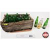 Image 1 : Wood Crate w/ Bottles (34) : ACL Labels - (24) Old Colony - (10) Capital Beverages (Crate Measures :