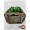 Image 4 : Wood Crate w/ Bottles (34) : ACL Labels - (24) Old Colony - (10) Capital Beverages (Crate Measures :