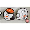 Image 4 : A&W Burger Family Heads (Grandpa, Papa, Mama, Teen, Baby) (Average Size : 14"H x 3/4"D)