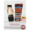 Image 4 : Vintage Hires Root Beer Extract Bottle w/ Box (Box Measures : 5"H)
