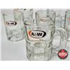 Image 3 : A&W Root Beer Mugs (8) (Tallest : 8")