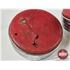 Image 3 : Diner Stool - Seats (2) (Needs Restoration) (12"Dia)