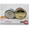 Image 7 : OLD CHUM Tobacco Tins (2) - 3-1/2"H x 5"Dia - 3-3/4"H x 4-1/4"Dia