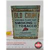 Image 2 : OLD CHUM Tobacco Tin (4-3/4"H x 4"W x 2-1/2"D)