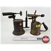 Image 1 : Antique Blow Torches (2) (Tallest Measures : 9-1/2"H)