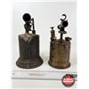 Image 2 : Antique Blow Torches (2) (Tallest Measures : 9-1/2"H)