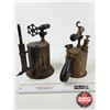 Image 4 : Antique Blow Torches (2) (Tallest Measures : 9-1/2"H)