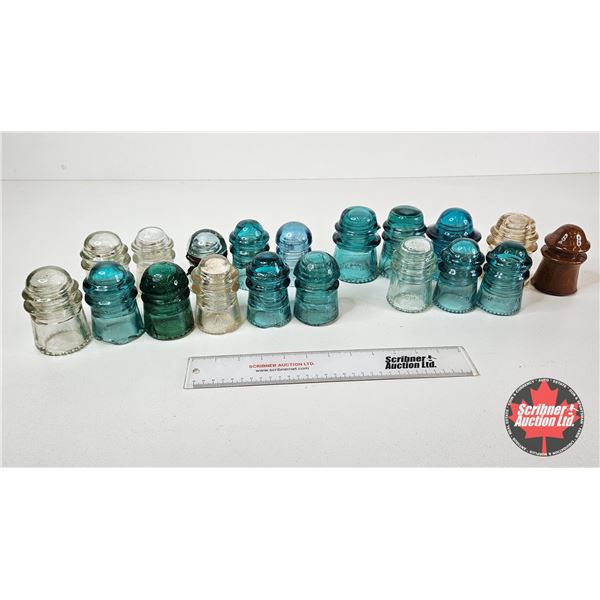 Glass Insulators (19) : Variety