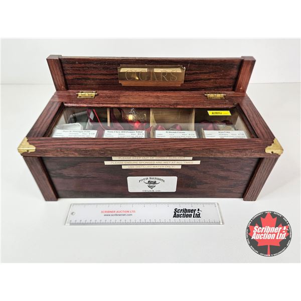 CIGARS Store Display Humidor (9"H x 18"W x 9"D)