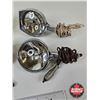 Image 2 : Automotive Group : - Car Search Light - 12V Trouble Lights (3) (Largest Measures 14"L)