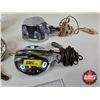 Image 3 : Automotive Group : - Car Search Light - 12V Trouble Lights (3) (Largest Measures 14"L)