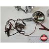 Image 4 : Automotive Group : - Car Search Light - 12V Trouble Lights (3) (Largest Measures 14"L)