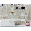 Image 3 : Antique Apothecary Bottles (38) w/ Vintage Glass Bottle Paint Sprayer